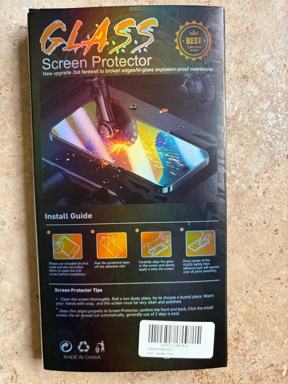 iPhone 16 Pro Screen Protectors - Picture 2 of 3